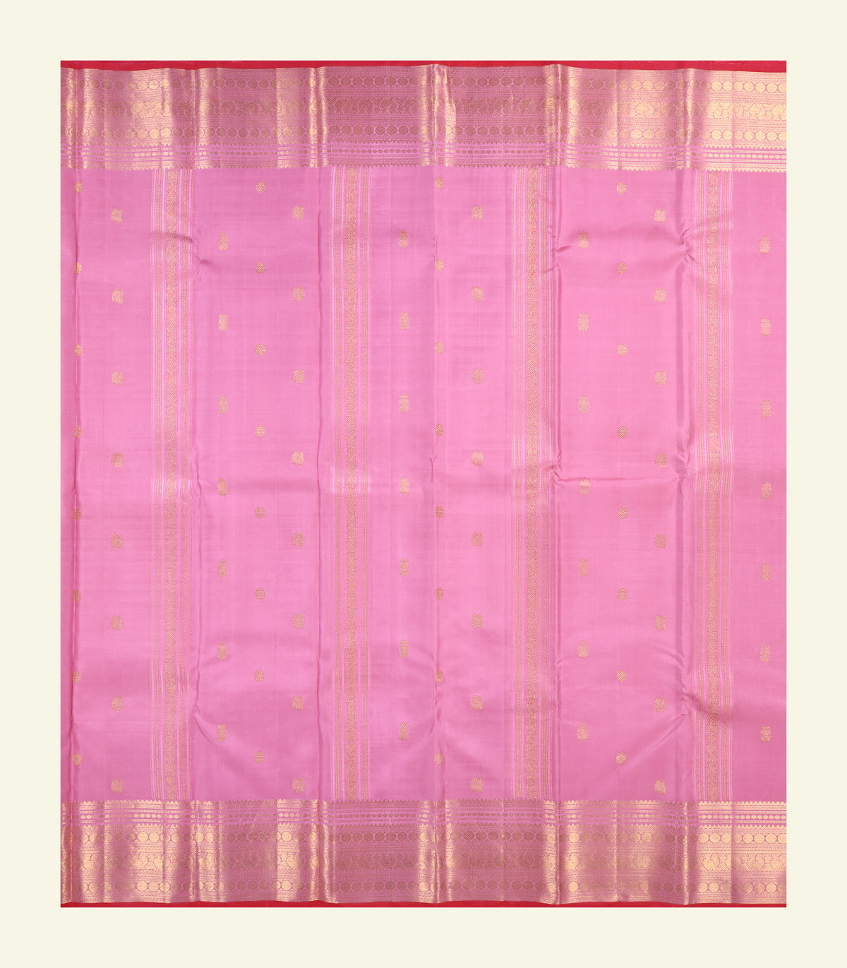 Pink Handloom Silk Saree