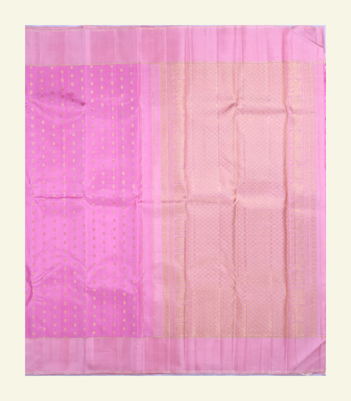 Pink Handloom Silk Saree