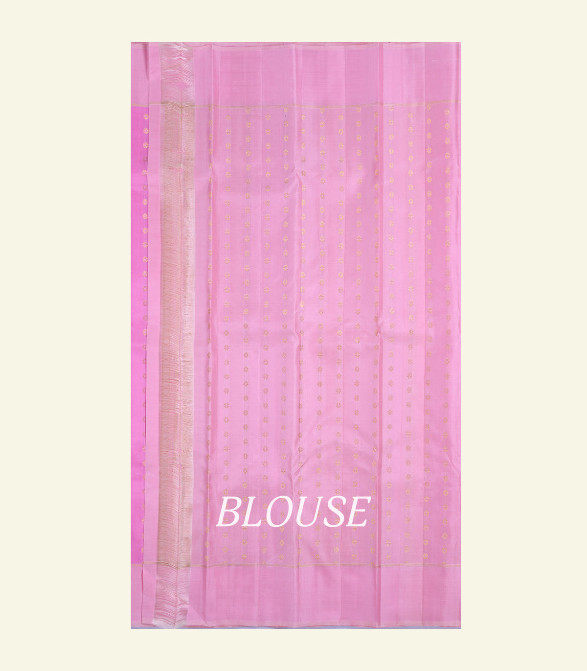 Pink Handloom Silk Saree