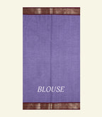 Lavender Handloom Cotton Saree