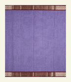 Lavender Handloom Cotton Saree