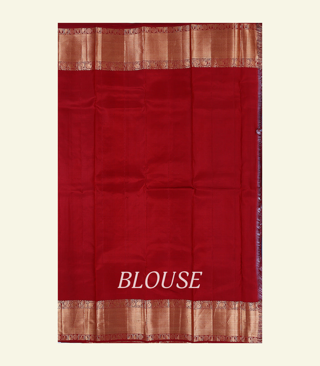 Traditional Red Silk Saree