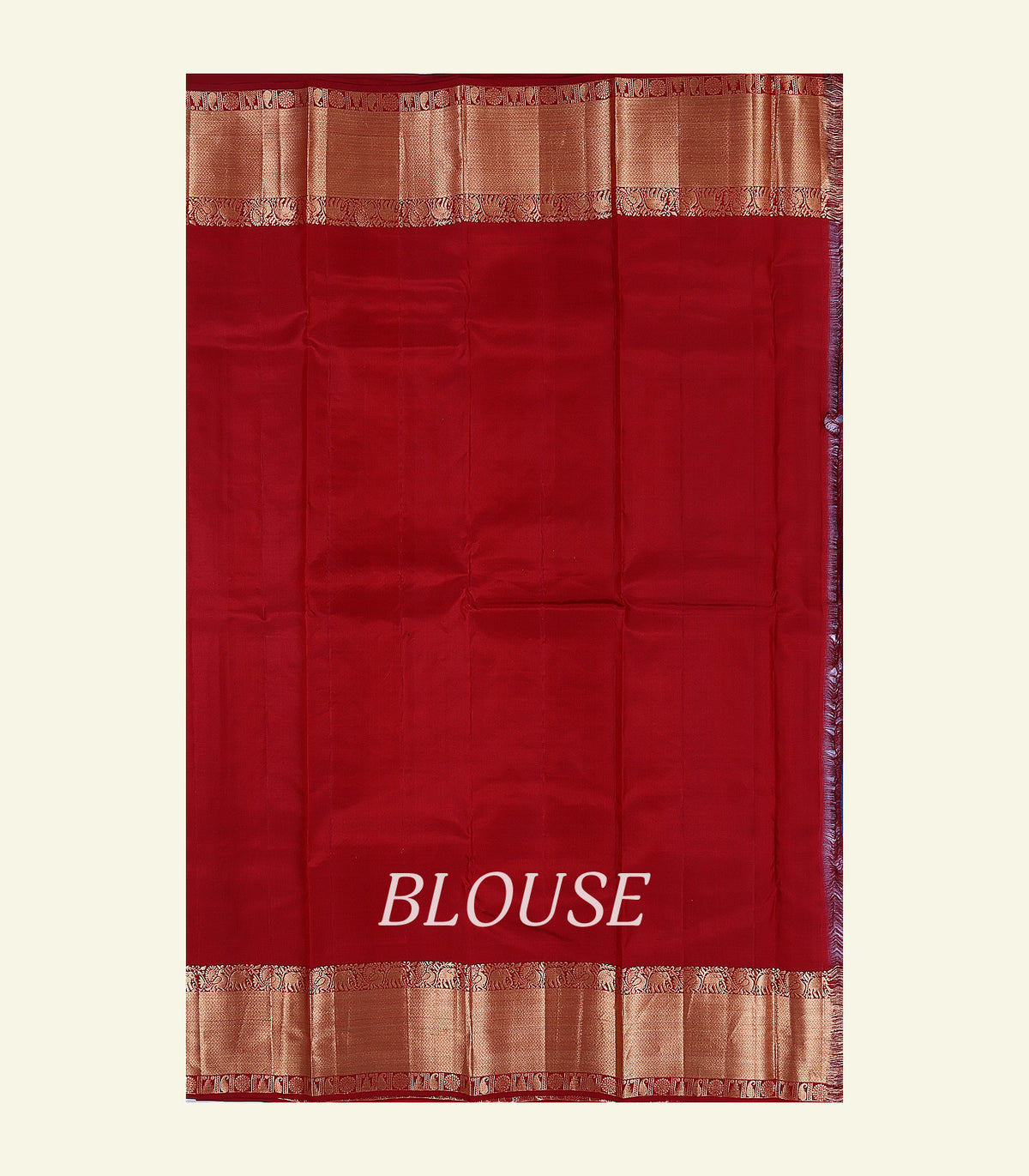Traditional Red Silk Saree