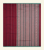 Red Handloom Cotton Saree