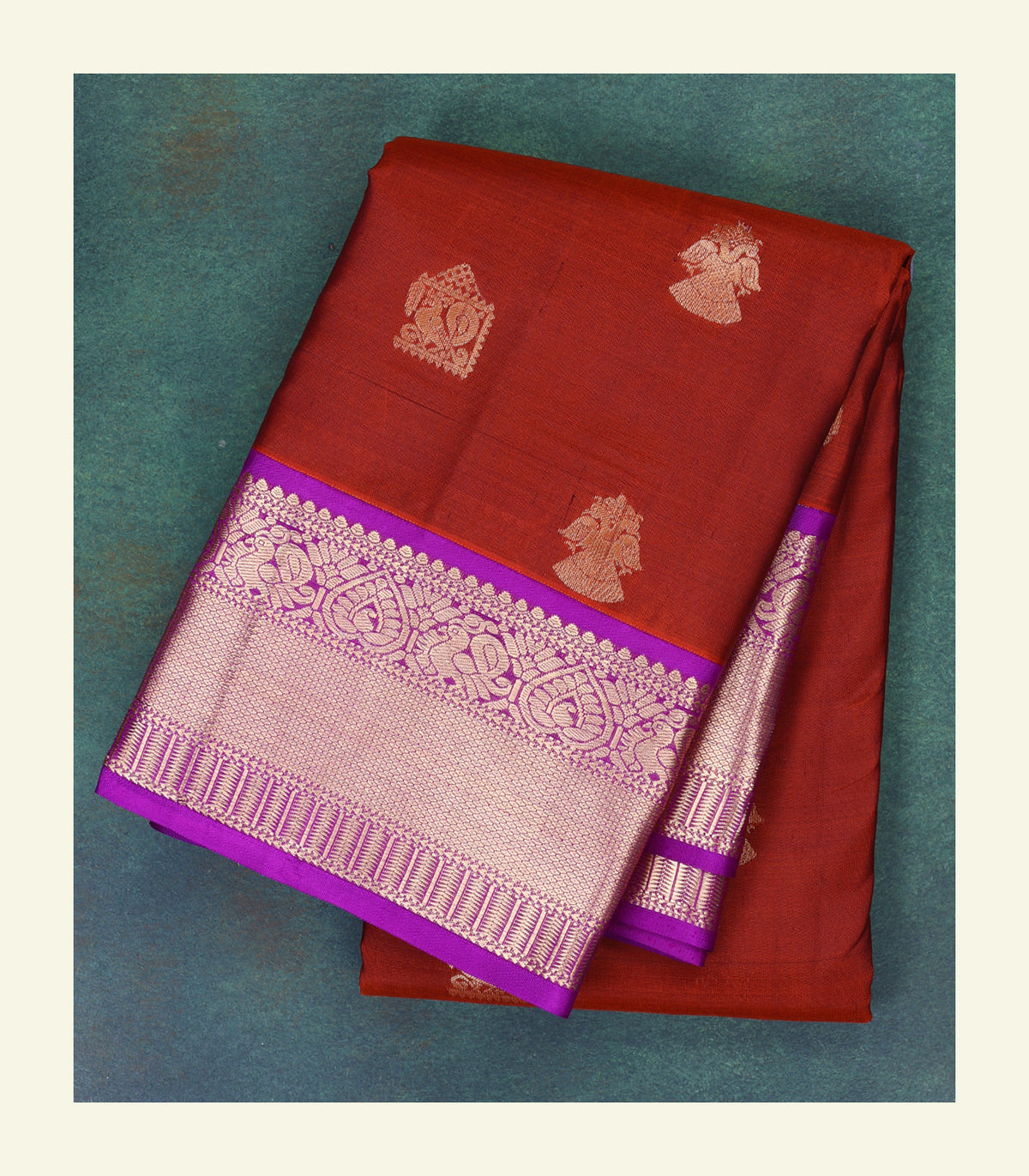 Traditional Red Silk Saree