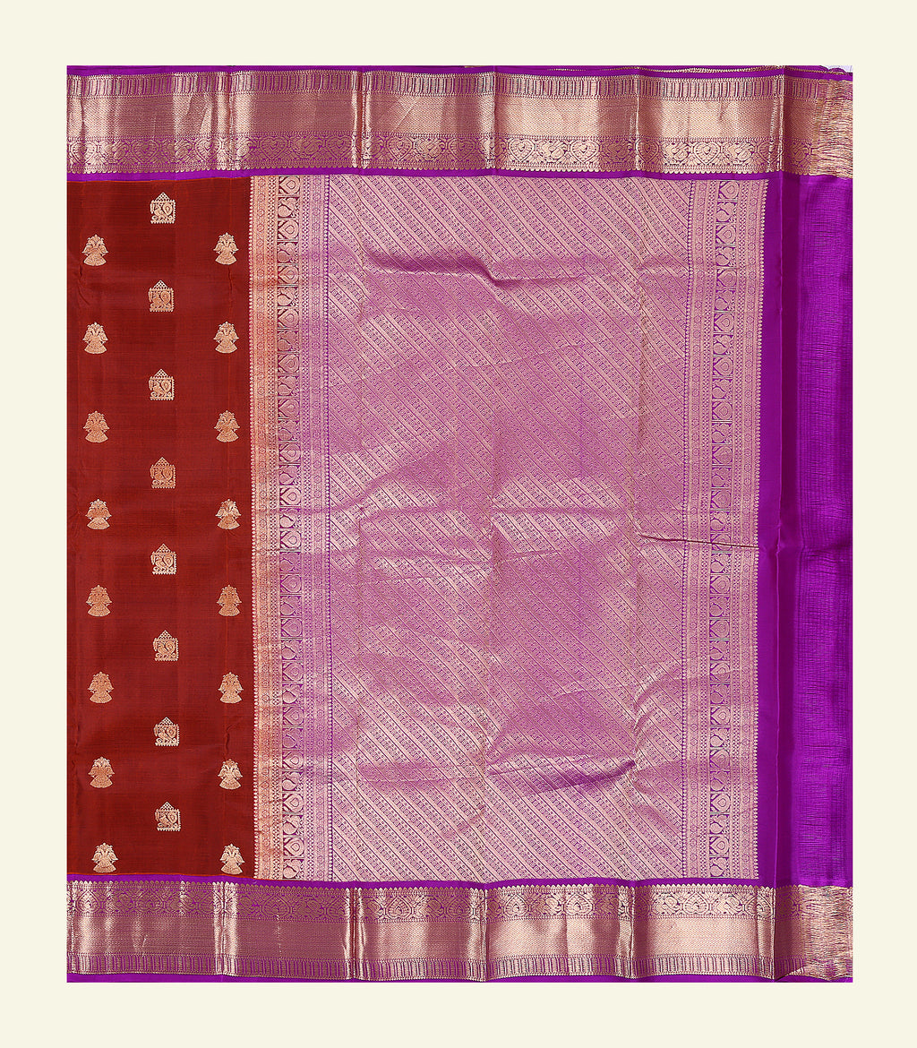 Traditional Red Silk Saree