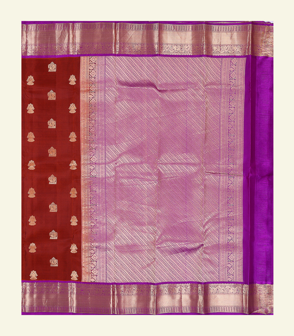 Traditional Red Silk Saree