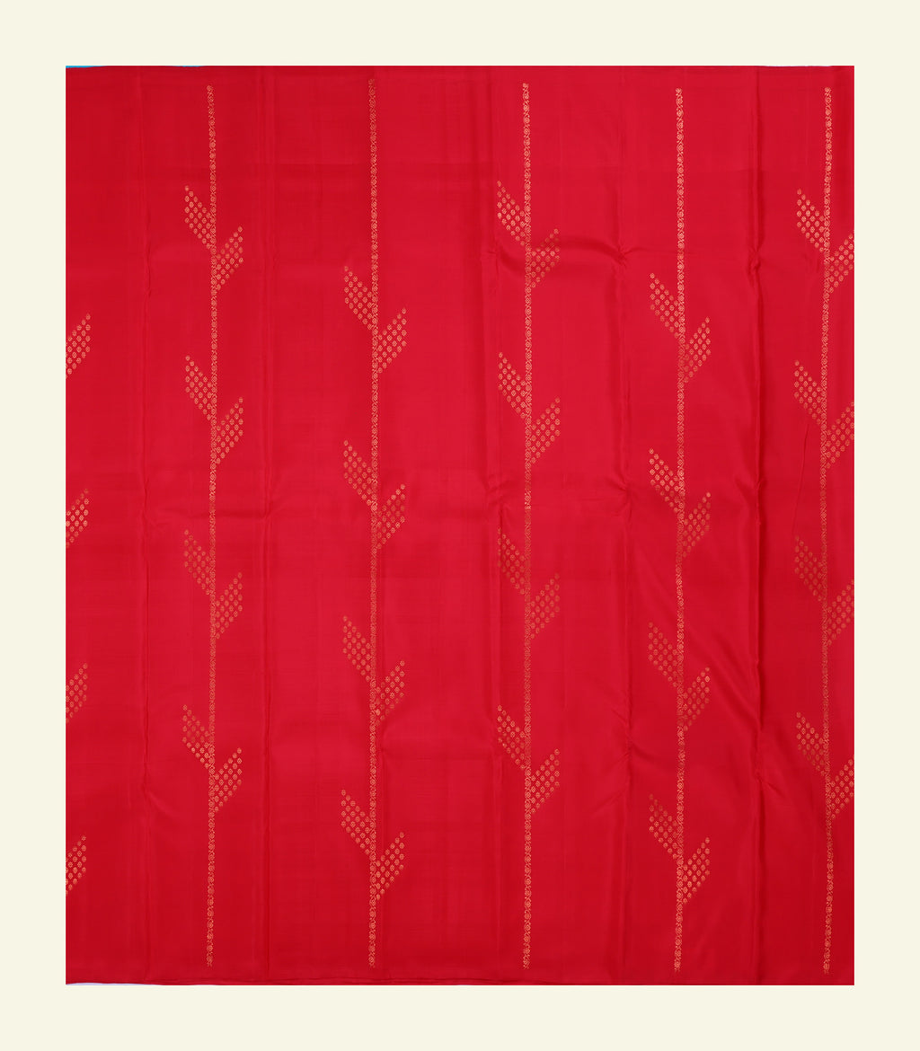 Red Handloom Silk Saree