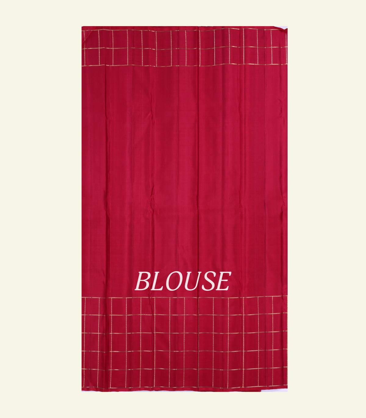 Rani Red Handloom Silk Saree