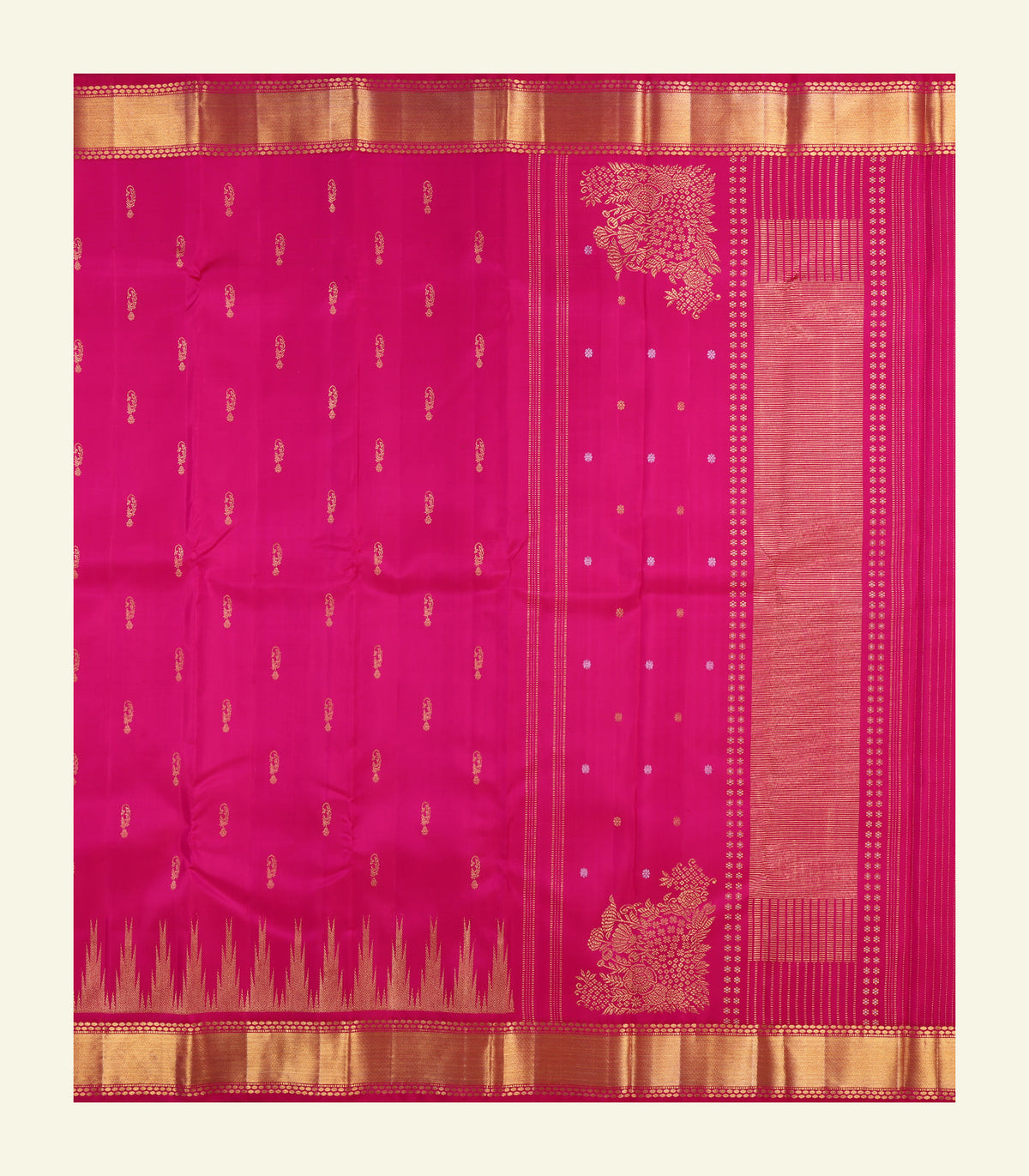 Rose Handloom Silk Saree