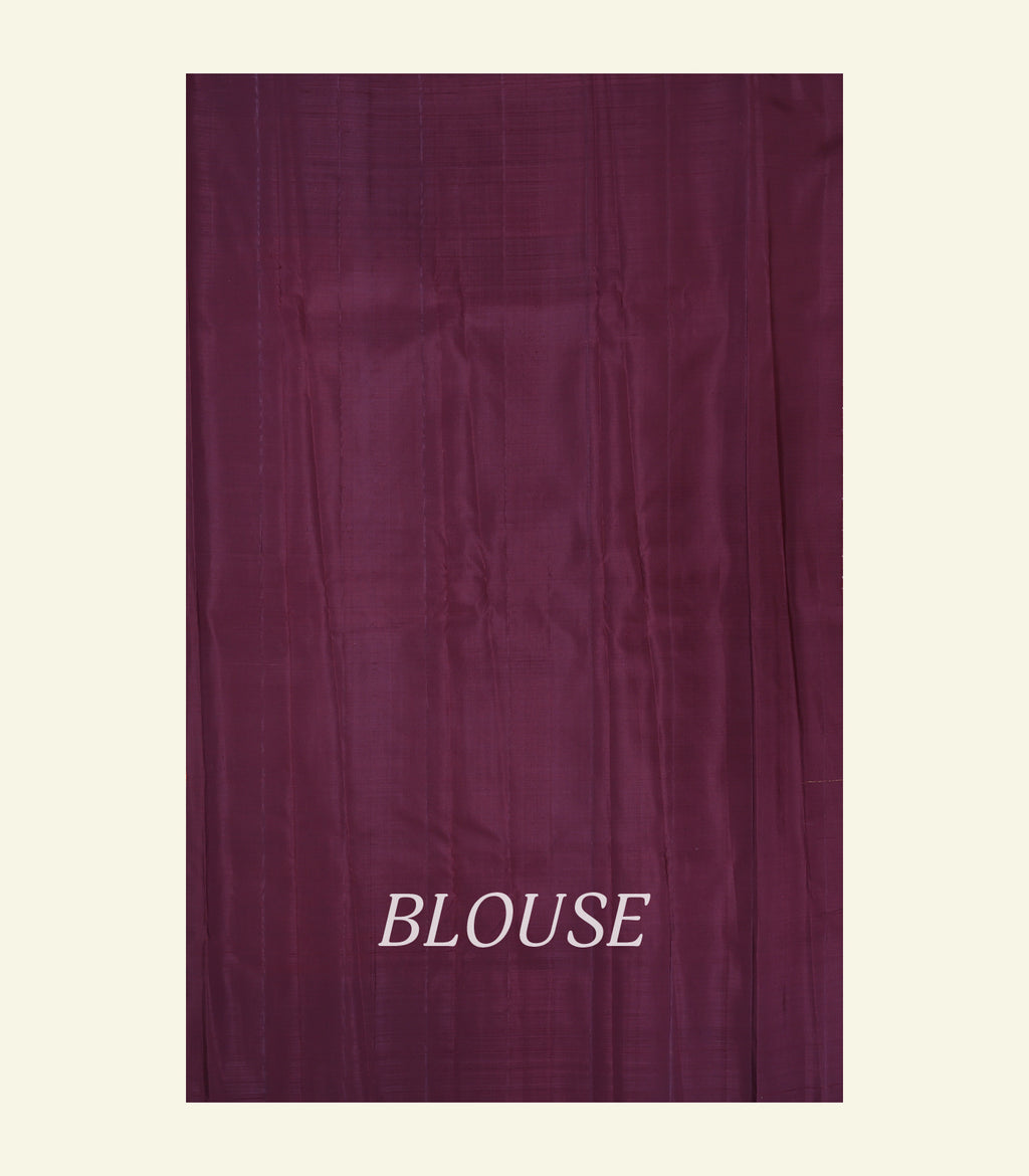 Checkered Handloom Silk Saree