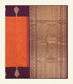 Checkered Handloom Silk Saree