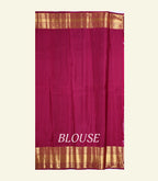 Coral Orange Handloom Silk Saree