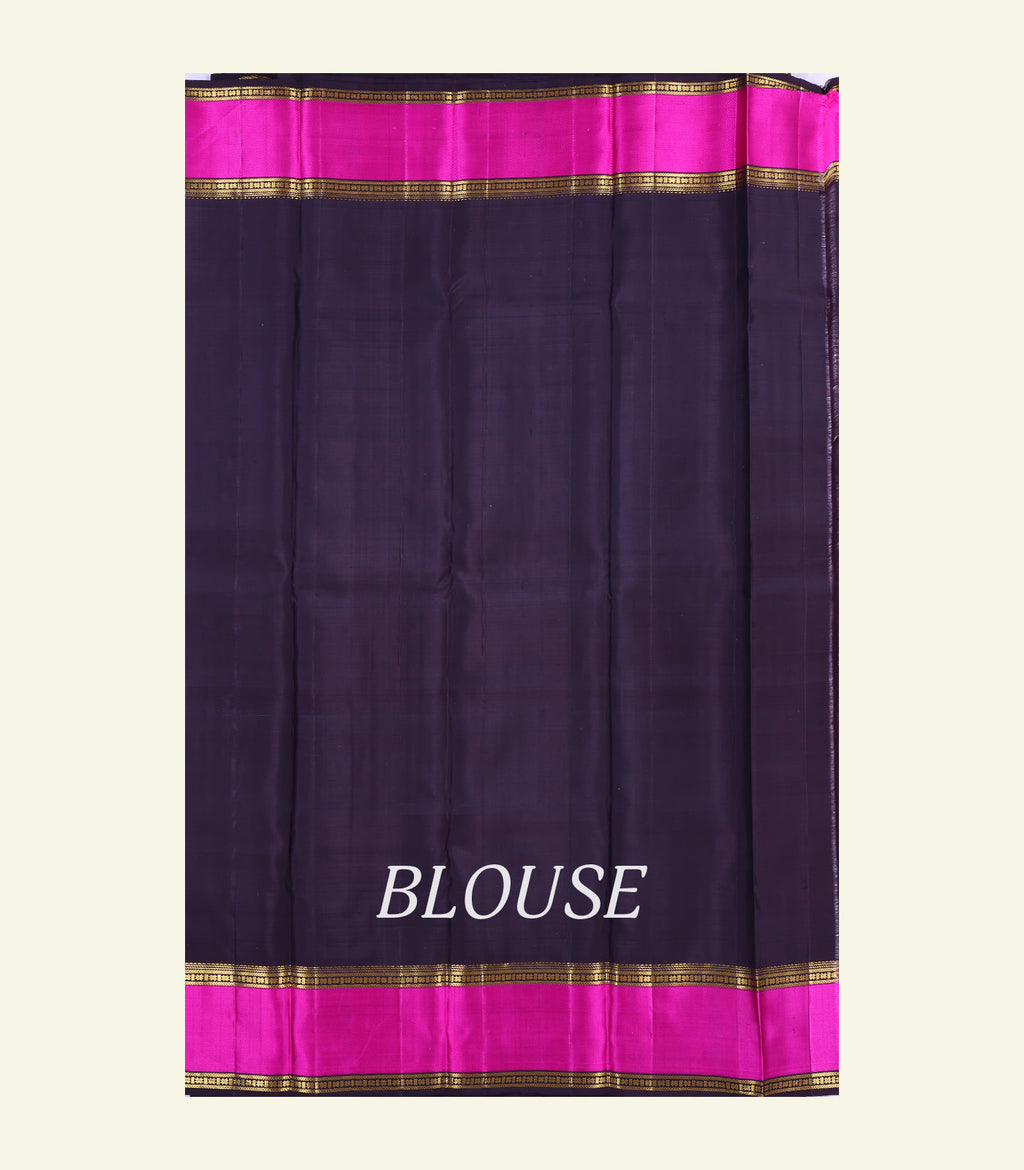 Rustic Orange Handloon Silk Saree