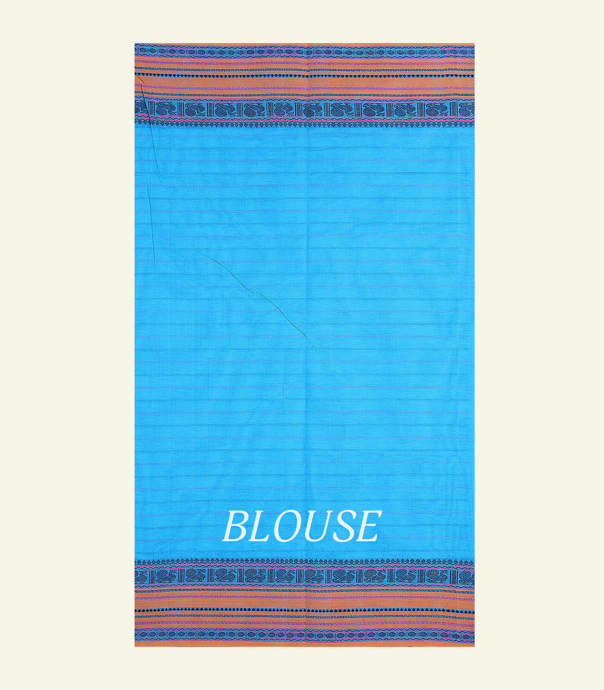 Sky Blue Velthari Cotton Saree
