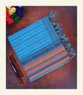 Sky Blue Velthari Cotton Saree
