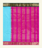 Ten Yards Ganga-Jamuna Handloom Silk Saree