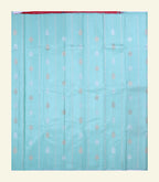 Sky Blue Handloom Silk Saree
