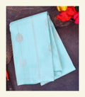 Sky Blue Handloom Silk Saree