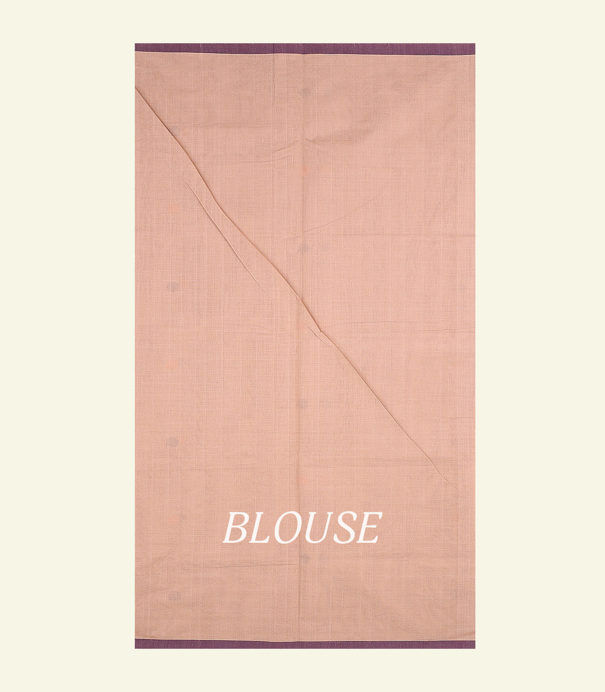 Tassar Handloom Cotton Saree Boder Less