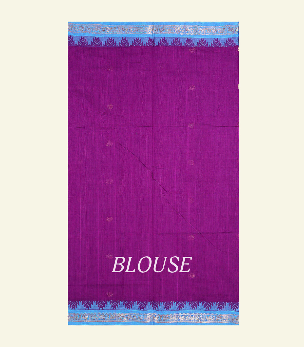 Purple Reku Handloom Cotton Saree