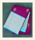 Classic Purple Silk Saree
