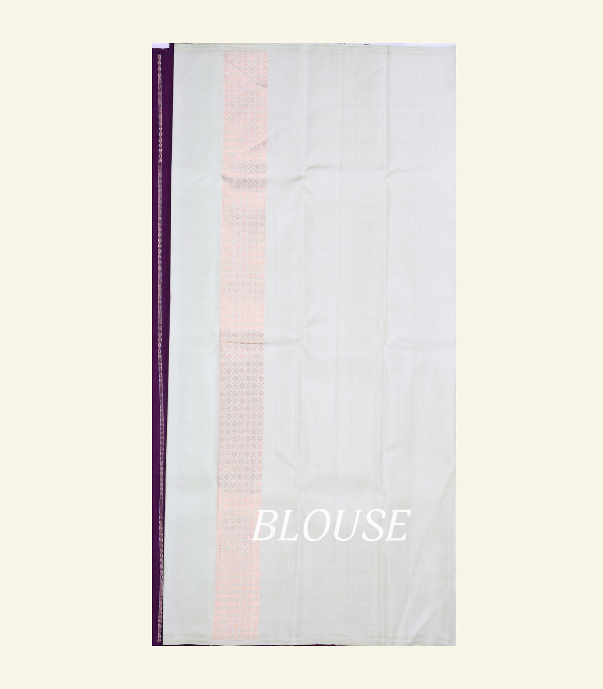 Purple Handloom Silk Saree