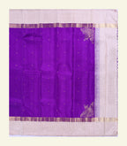 Violet Handloom Silk Saree