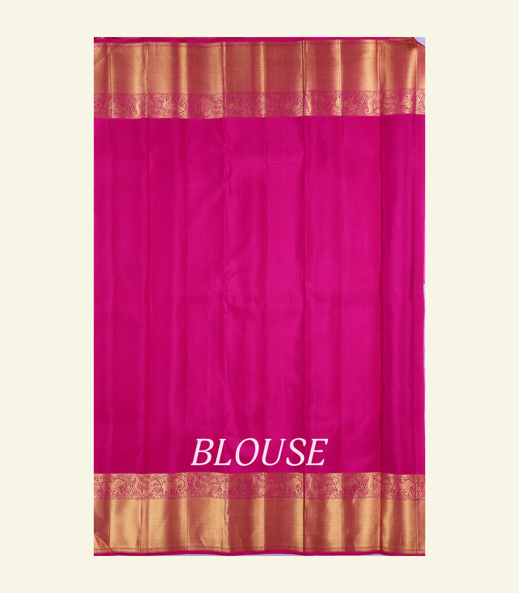 Purple Handloom Silk Saree