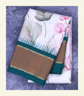 Floral Printed Handloom Silk Saree