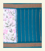Floral Printed Handloom Silk Saree