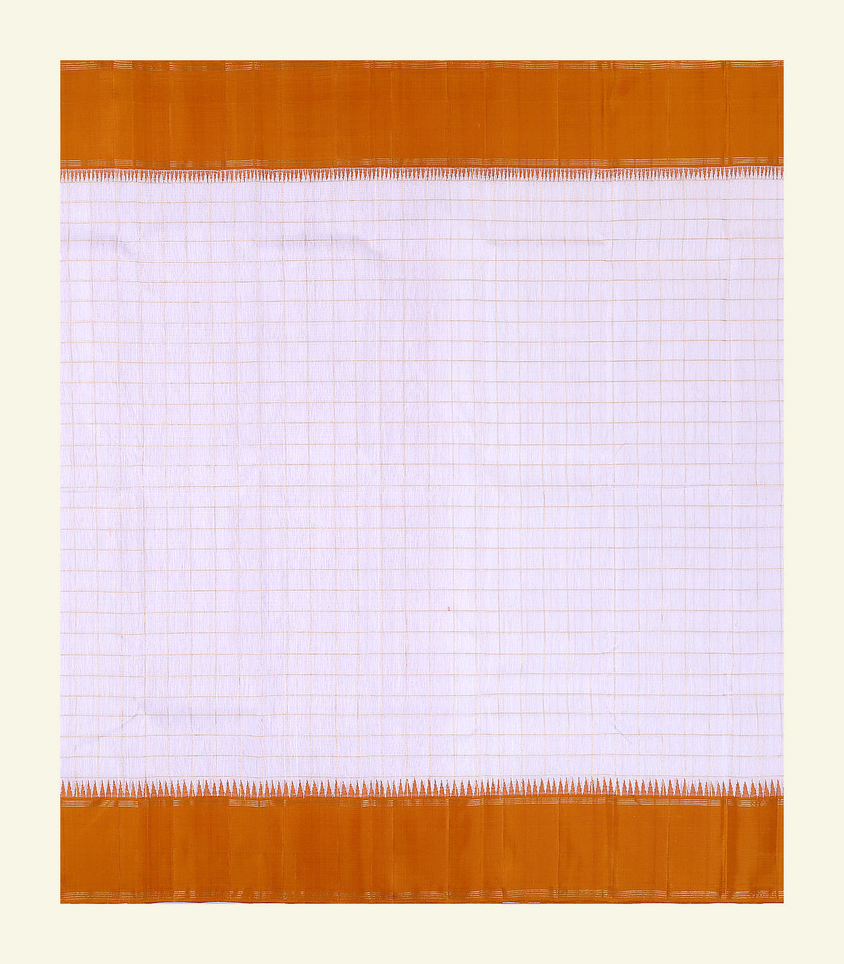 Checkered Handloom Silk Saree