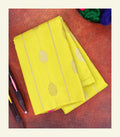 Yellow Handloom Silk Saree