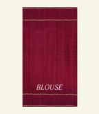 Checkered Handloom Silk Saree