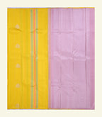 Yellow Handloom Silk Saree
