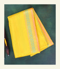 Yellow Handloom Silk Saree